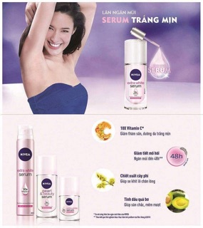 Xịt ngăn mùi Nivea trắng mịn da 150ml