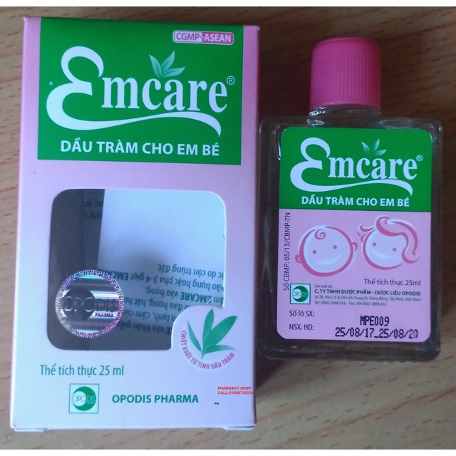 (Chính Hãng) Dầu Tràm Em Bé EMCARE thể tích thực 25ml