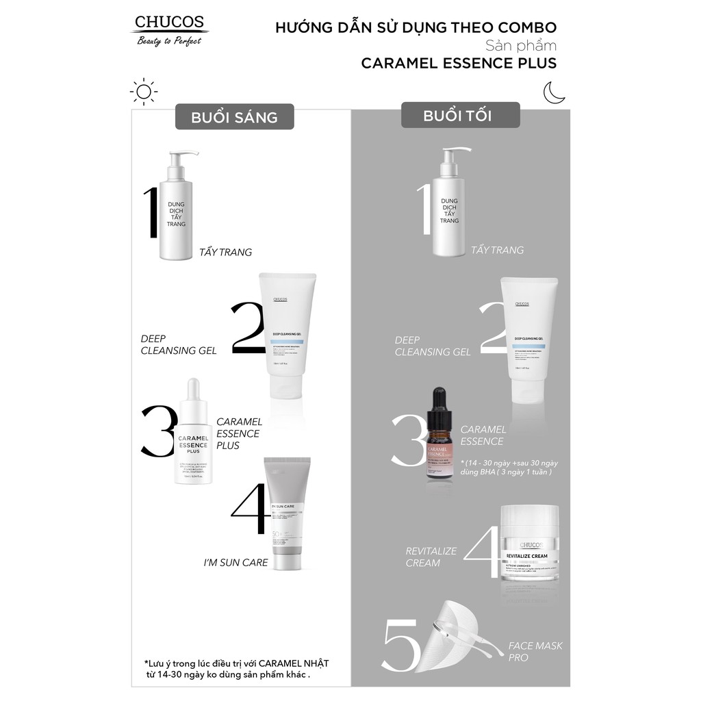 Tinh chất detox Chucos CARAMEL PLUS 10ml GIẢM MỤN | BigBuy360 - bigbuy360.vn