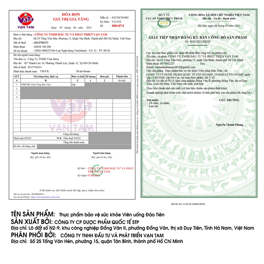 Viên Uống Nở Ngực Đào Tiên Vạn Tam Chính Hãng Giúp Săn Chắc Giảm Chảy Xệ Và Tăng Kích Thước Vòng Một Hiệu Quả Tại Nhà