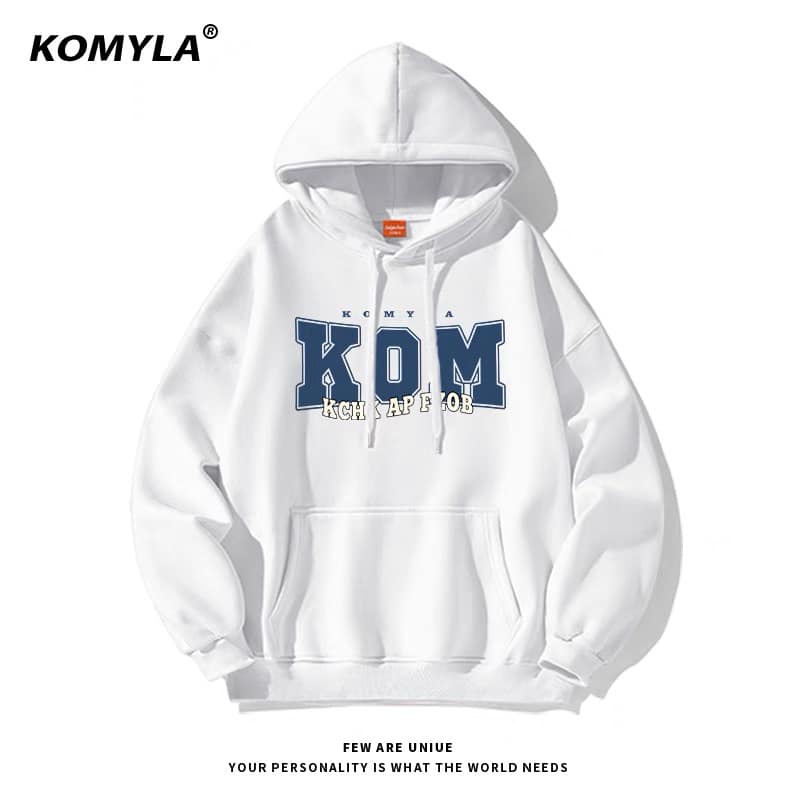 Áo Hoodie KOM 🌸 Áo Chất Nỉ Cotton Lót Bông Dày Dặn