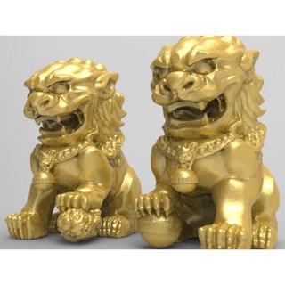 Mô hình sư tử đá