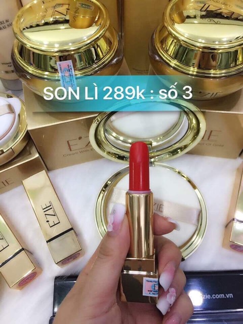 Son Ezie 03 Rich Red - Đỏ Thắm 4g son E’ZIE cao cấp