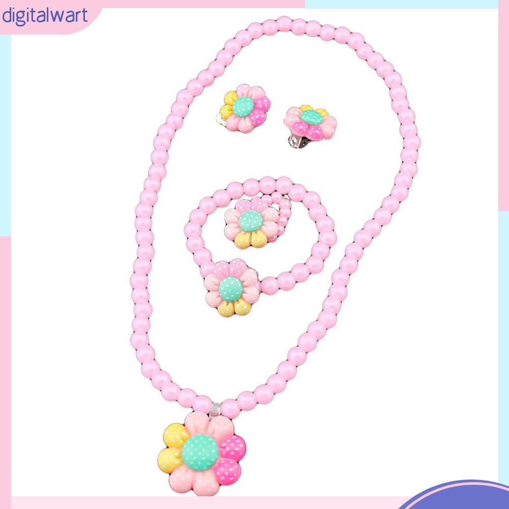 Bộ trang sức ngọc trai đồ chơi cho bé ngọt ngào dễ thương