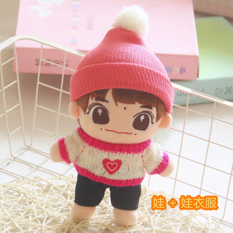 Búp Bê Nhồi Bông Hình Nhân Vật Hoạt Hình 20cm Xinh Xắn
