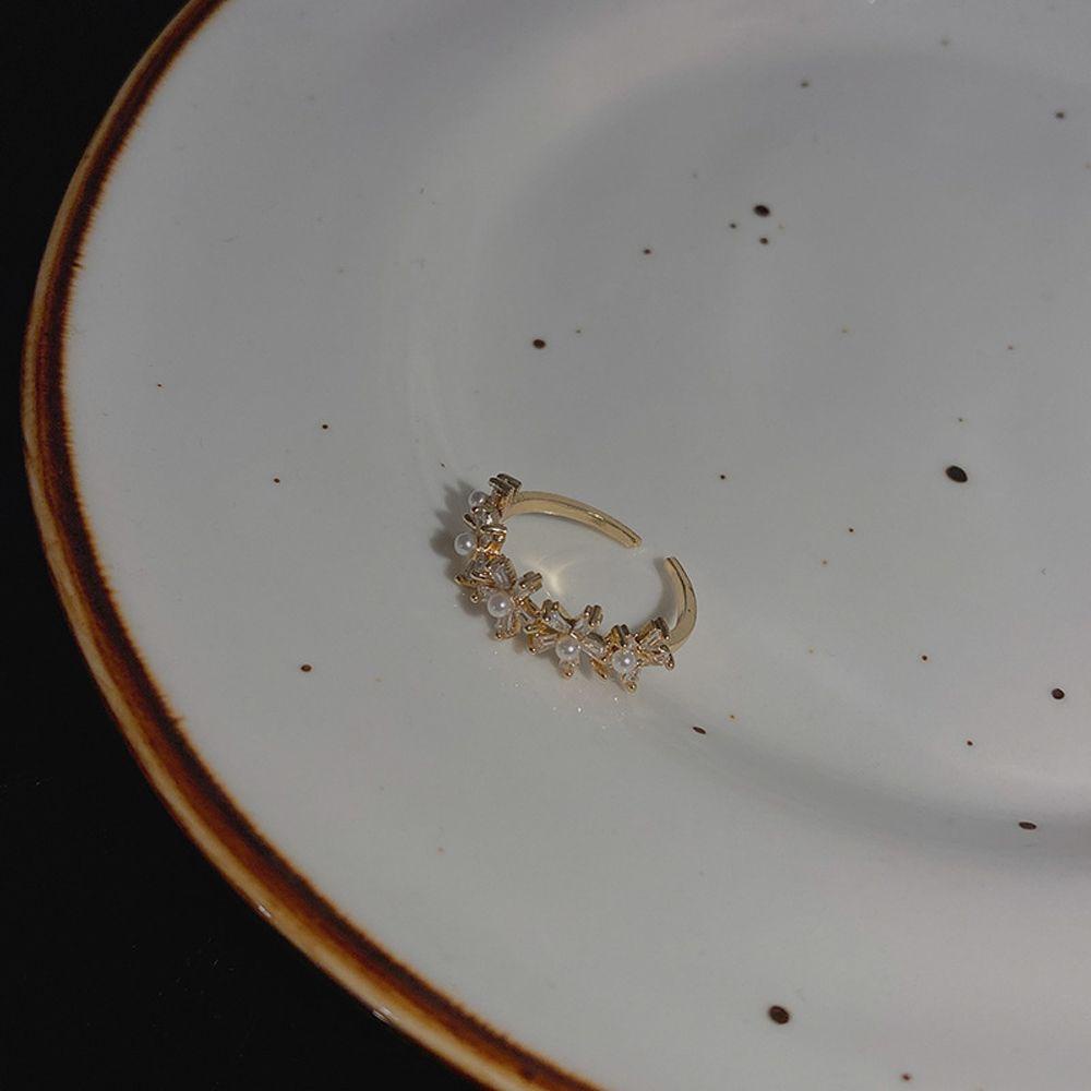 Nhẫn VANES1 Thời Trang Hình Hoa Cổ Điển Ngọt Ngào Cho Nữ