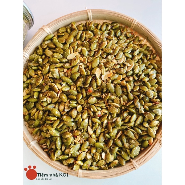 Hạt Bí Cháy Tỏi/ Hũ 500gr - Đặc sản Đà Lạt