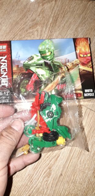 Lắp ráp 1 hộp LegoNagnjq mô tô JY501 có nhiều chi tiết bằng nhựa ABS