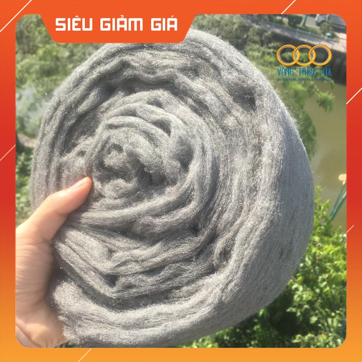 Steel Wool, Bùi Nhùi Thép Cuộn 0,5kg - Dày 4 Lớp [Shop Vòng Tròn Lửa]