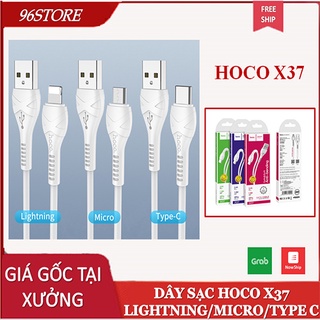 Cáp sạc nhanh H0C0 x37 dài 1m đầu type c/micro usb hỗ trợ sạc nhanh