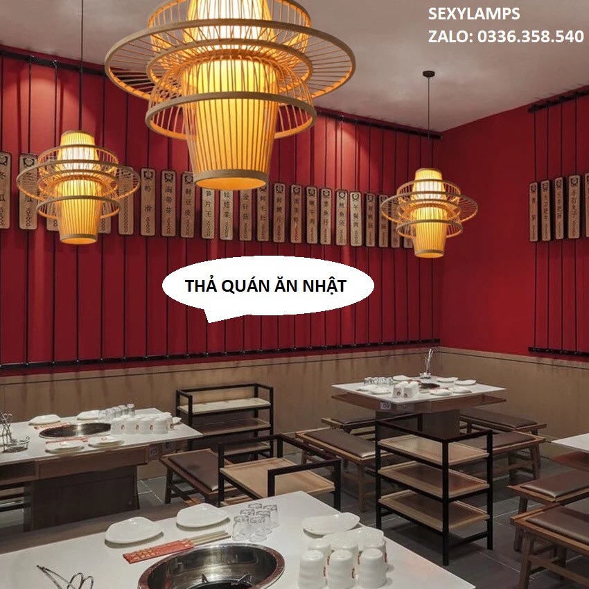 ĐÈN THẢ MÂY TRE CÁNH BƯỚM