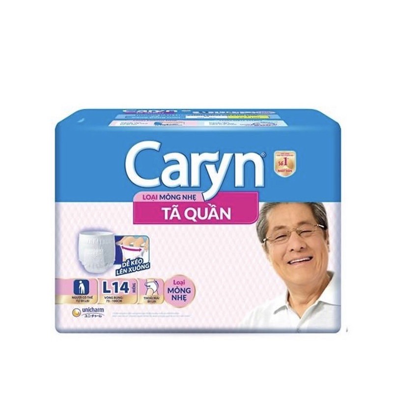 Tã quần năng hoạt Caryn L14 (14 miếng)-Bao bì không đẹp-Không ảnh hưởng đến chất lượng