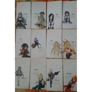 SALE Bộ lịch 2020 nhân vật truyện tranh (12 tấm)