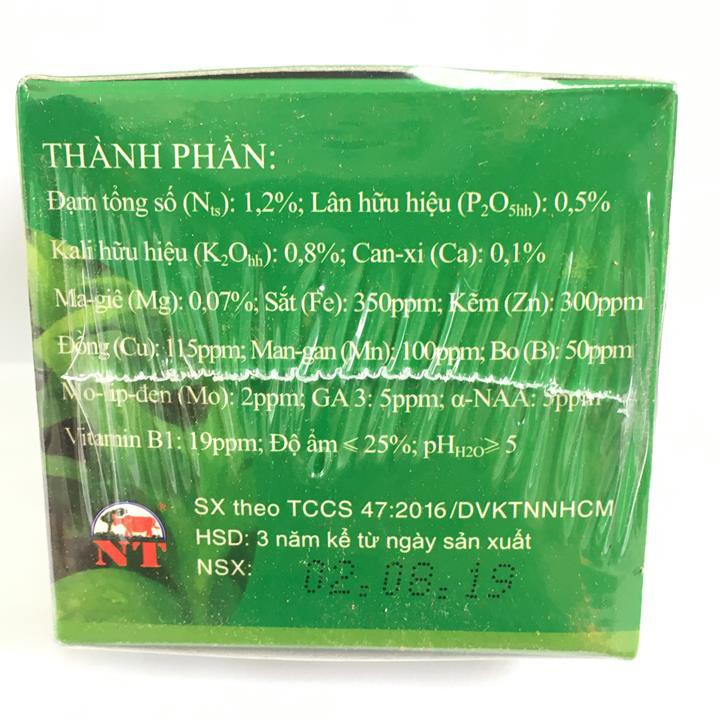 Phân bón chậm tan dạng túi lọc hộp 20 túi NT-1602 HK1 cung cấp dinh dưỡng cho phong lan, hoa cảnh