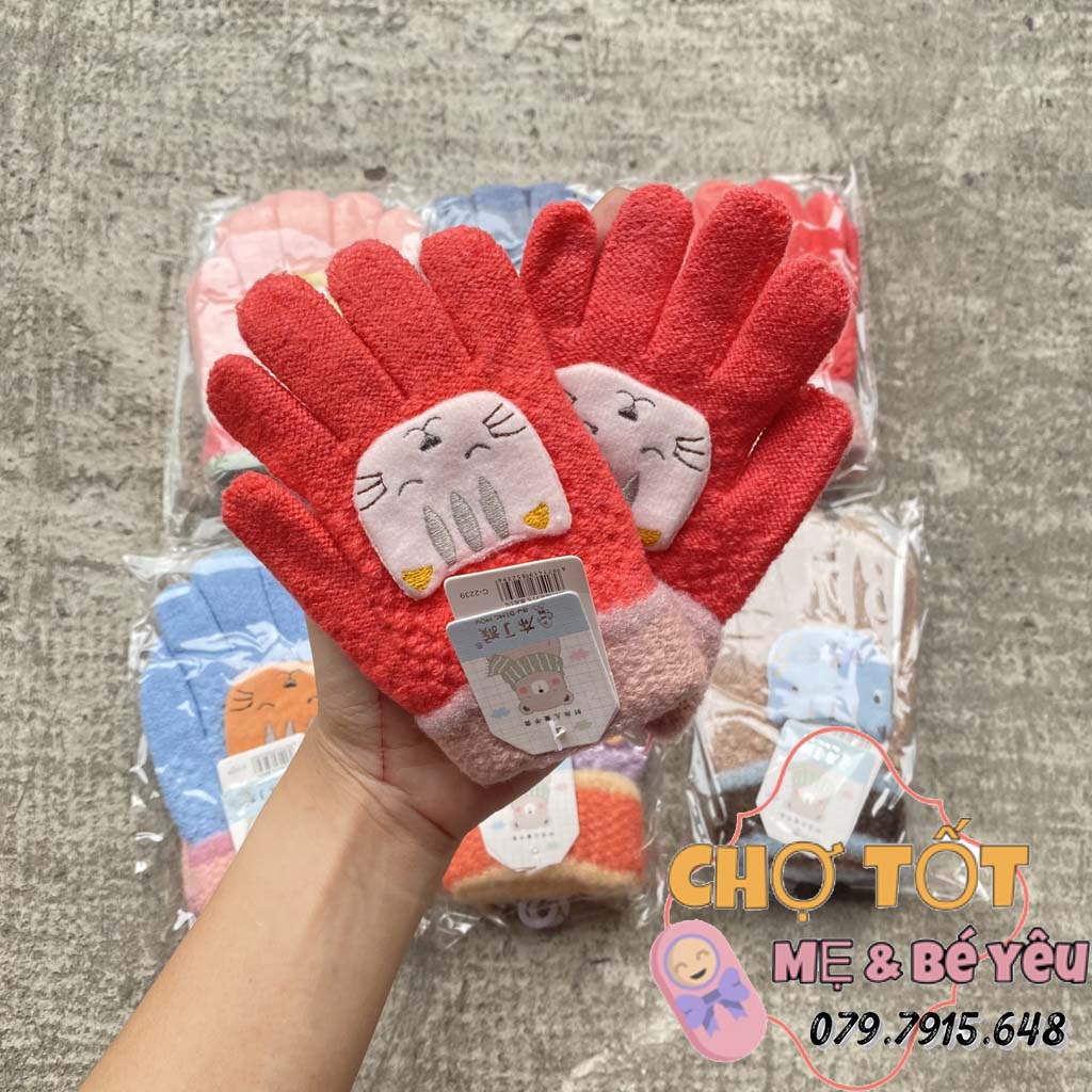 Bao Tay Len Cho Bé,Găng Tay Len Lông Mang Ấm Cho Bé 0-8 tuổi (nhiều mẫu)