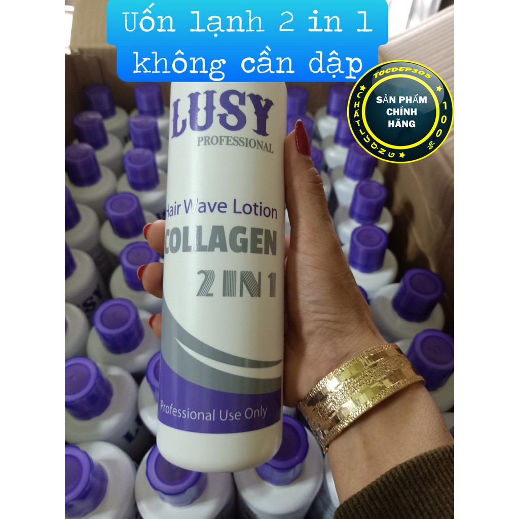 Thuốc uốn lạnh Lusy Collagen không cần dập