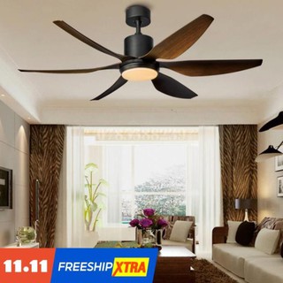 Quạt trần đèn 6 số có đảo chiều phòng khách 6 cánh (BH 24 tháng)