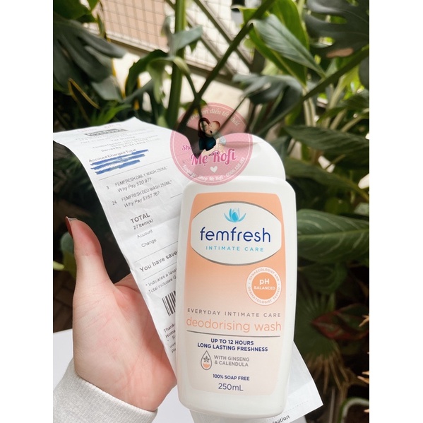 Dung dịch vệ sinh Femfresh 250ml - Shop Mẹ Rofi