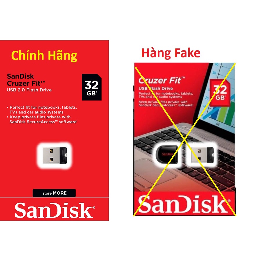 USB 32GB 16GB Toshiba Sandisk cz33 cho xe hơi bảo hành 5 năm