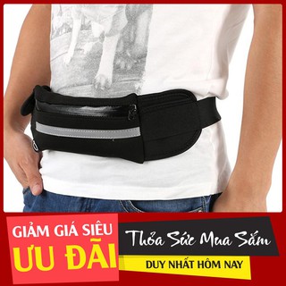 [[ SỈ VÀ LẺ]] Túi đeo hông chạy bộ Màu Đen -Túi đeo chạy bộ, chơi thể thao