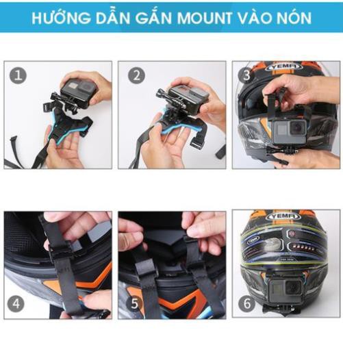 Bán Sỉ Mount Gắn Cằm GoPro Telesin FREE SHIP | BigBuy360 - bigbuy360.vn