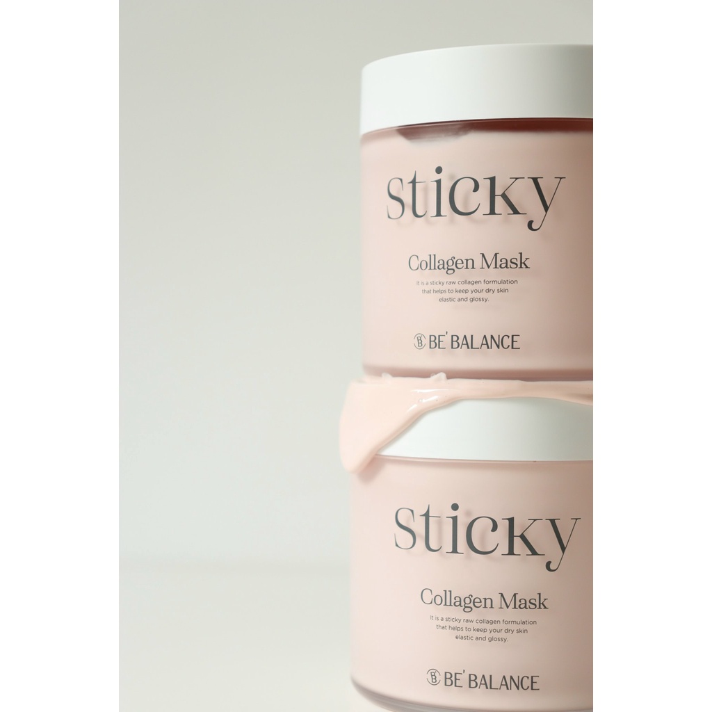 Mặt nạ trẻ hóa da Sticky Collagen mask Be Balance giúp nâng cơ 200g- Út store