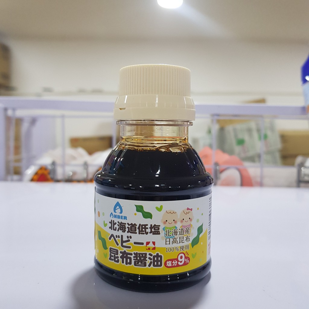 NƯỚC TƯƠNG TÁCH MUỐI ANBER 100ML CHO BÉ TỪ 9 THÁNG NHẬT BẢN