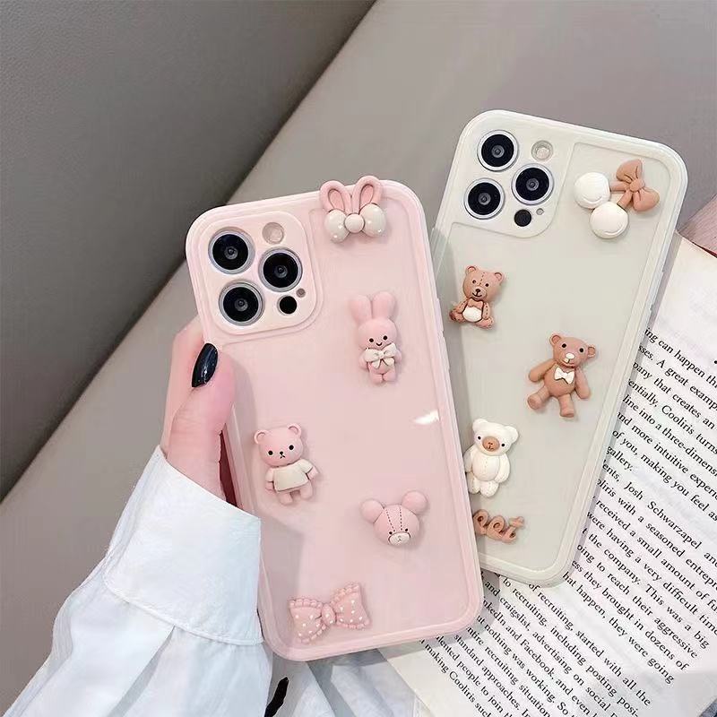 Ốp Điện Thoại Mềm Họa Tiết 3D Cho apple iphone 11 12 13 pro max x xr iphone