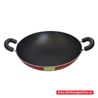 Chảo bầu chống dính quantum 2 quai kim hằng 22 26 30