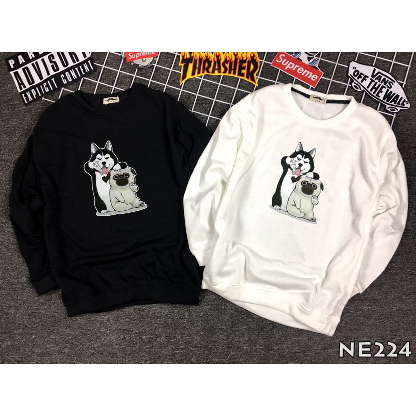 [Có VIDEO + ẢNH THẬT] Áo sweater - Áo nỉ bông tay dài UNISEX NE224 | BigBuy360 - bigbuy360.vn