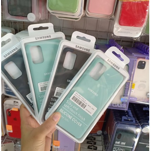 Ốp lưng Silicon Cover Galaxy S20 Plus chống bám bẩn, chống bán vân tay