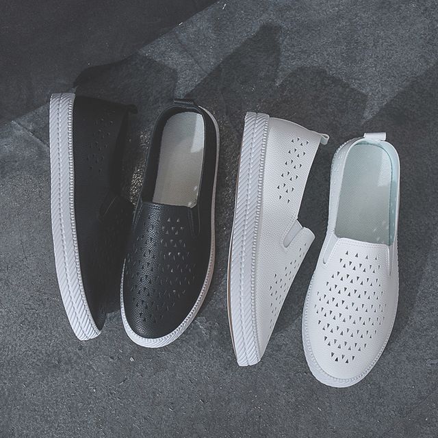 Giày slip on nữ mùa hè thời trang hàn quốc 2019
