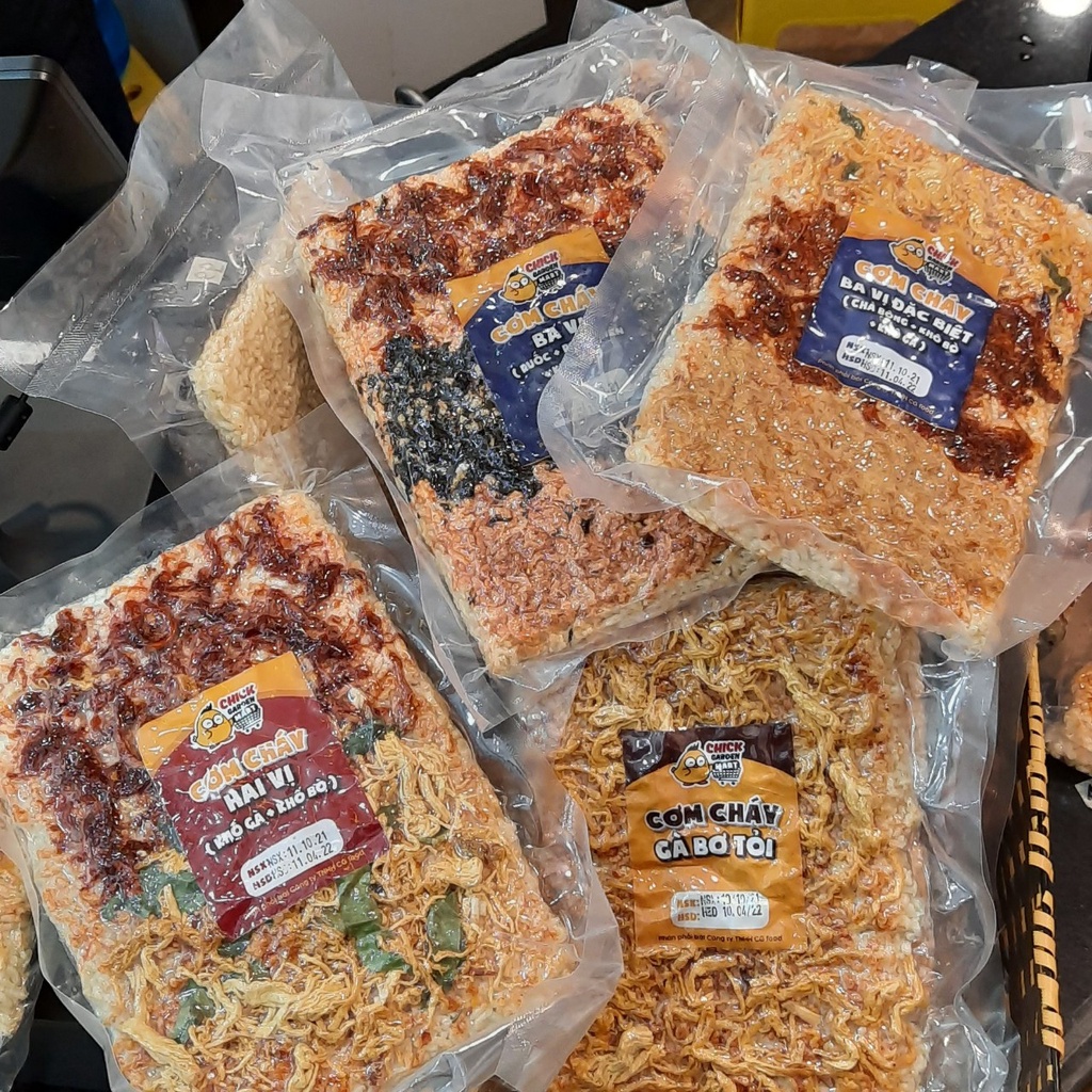 (Rẻ Vô Địch) Sản Phẩm Cơm Cháy Mix Vị Chickgarden - Cơm Cháy Chiên Mắm Siêu Nhiều Vị