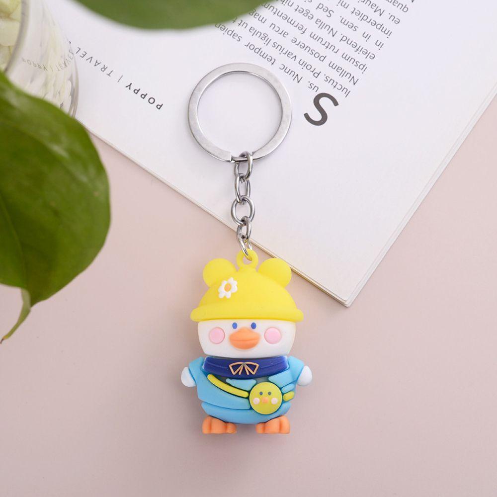 Móc Chìa Khóa Hình Vịt Lalafanfan Dễ Thương Trang Trí Điện Thoại / Văn Phòng