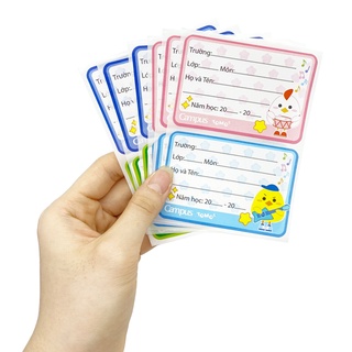 Nhãn Vở Tomo NT-TOM12 (12 Nhãn Vở)