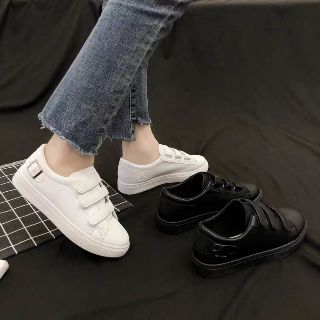 (Sẵn size 38) Giày ullzang quai dán ( ảnh thật sau cùng)