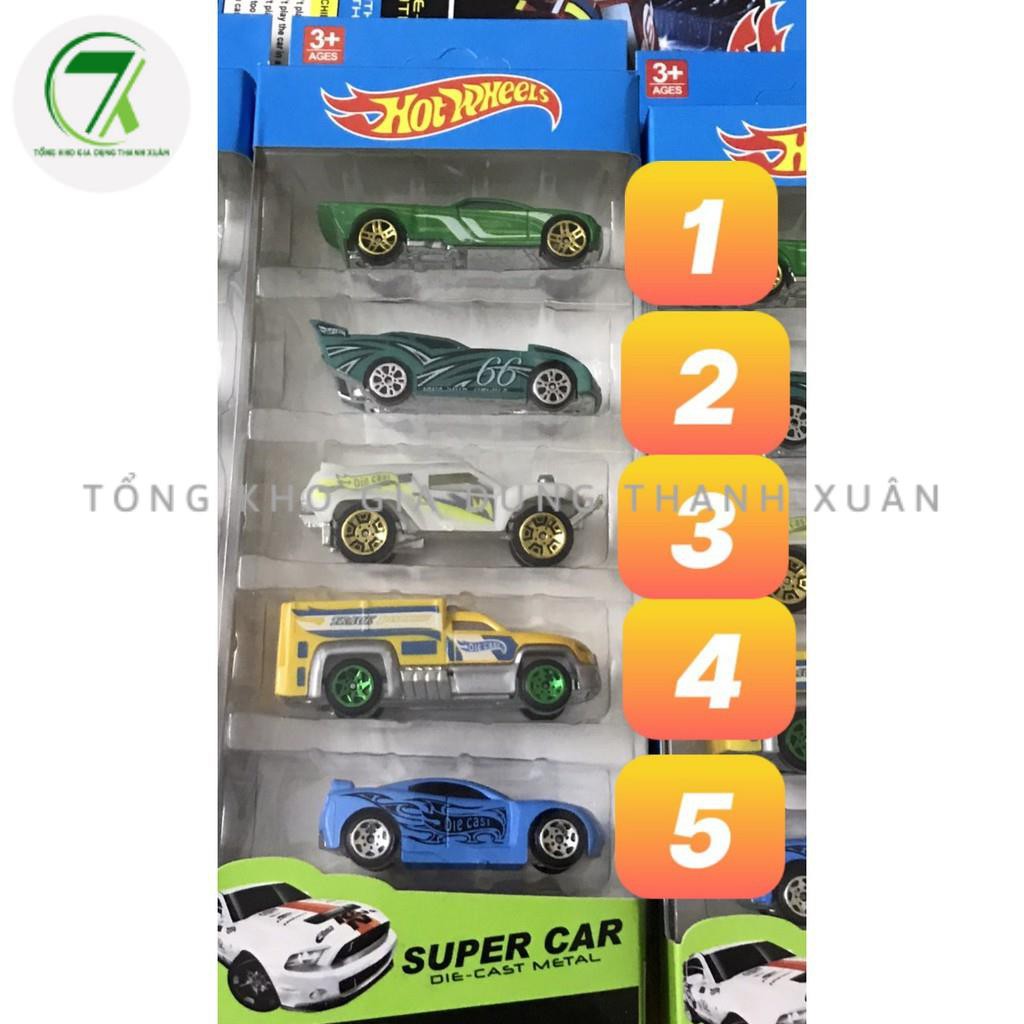Xe ô tô đồ chơi các loại cho bé - Vỉ 5 xe sắt Diecast- đồ chơi thông minh cho các bé