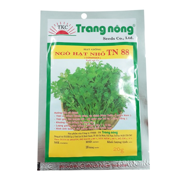 Hạt Giống Ngò Hạt Nhỏ Trang Nông 20gram