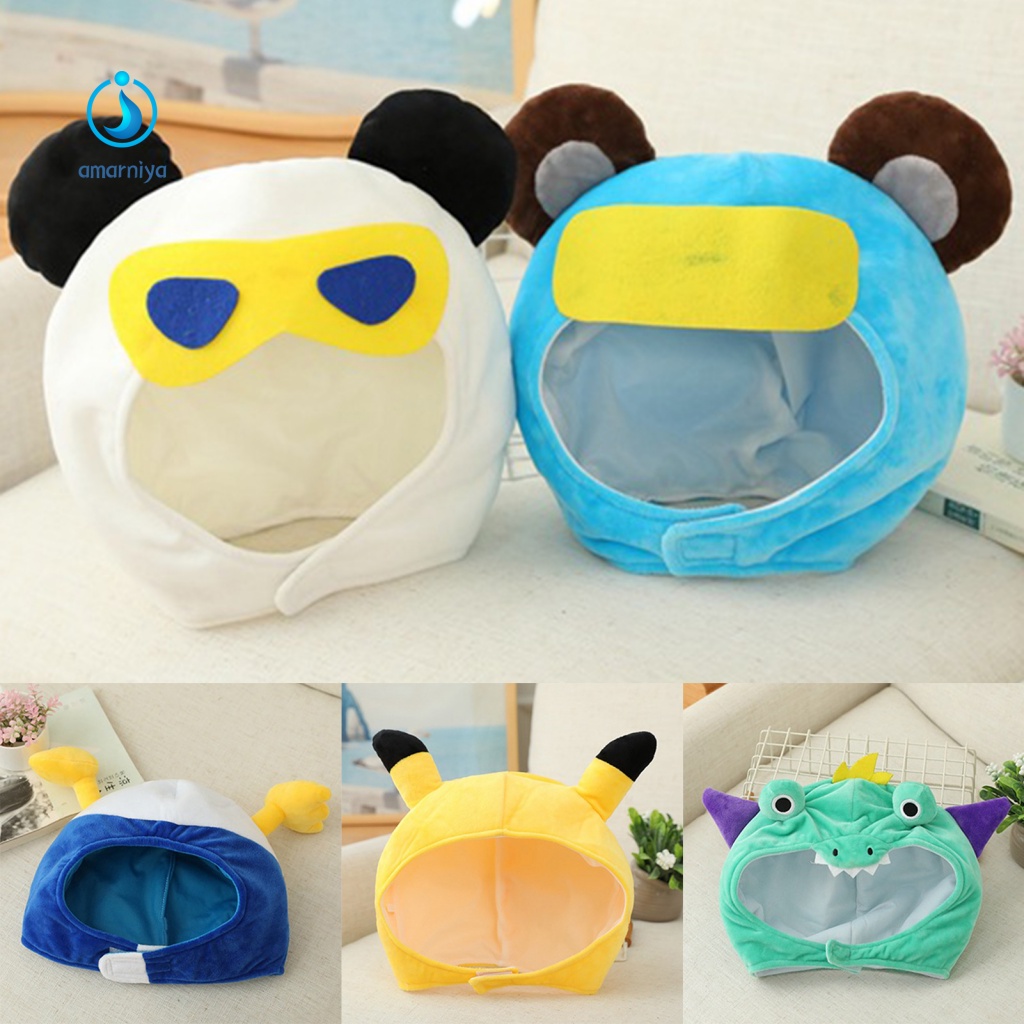 Mũ Trùm Đầu Hình Chú Vịt Miệng To Nhồi Bông Mềm Mại Dùng Hóa Trang Tiệc Tùng