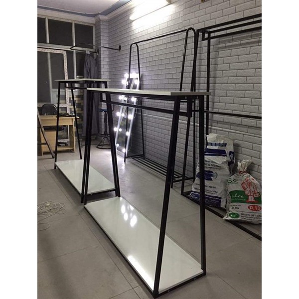 Giá treo đồ chữ A gỗ 1 tầng - dùng cho shop thời trang và gia đình