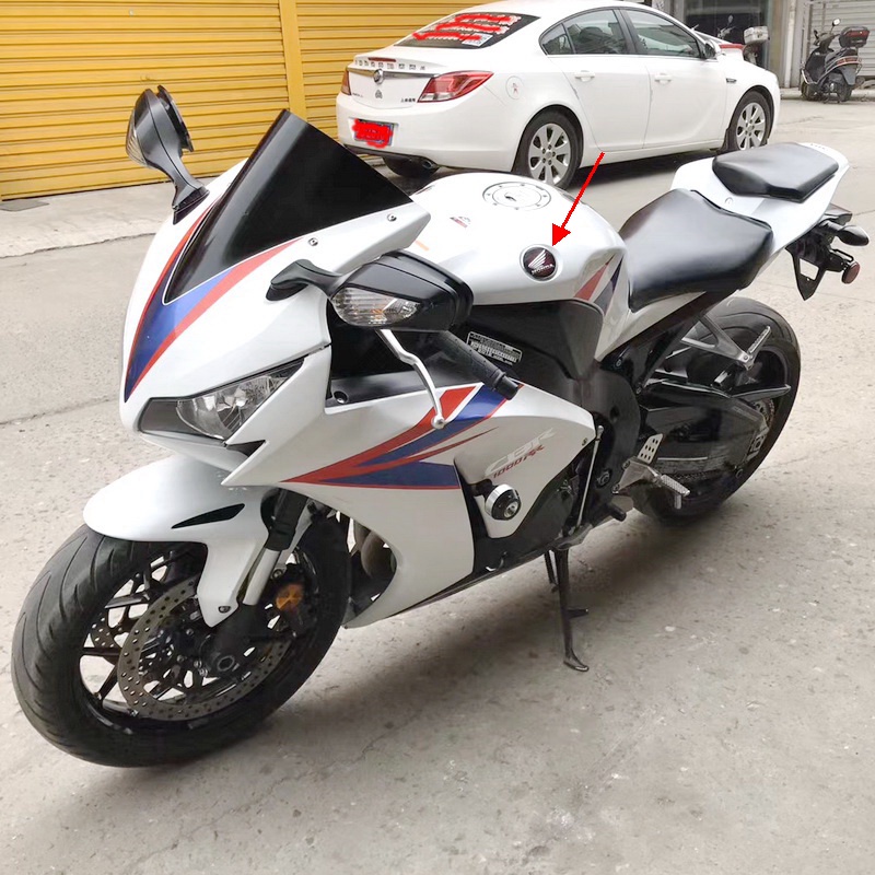 Miếng Dán Trang Trí Bình Xăng Xe Mô Tô honda cbr600rr cbr1000rr Bằng Nhựa resin Màu Cầu Vồng Phản Quang