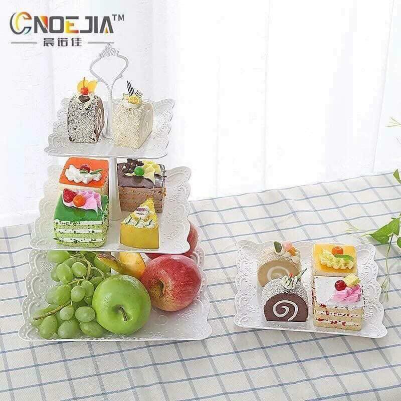 Khay để mứt vuông 3 tầng KP89