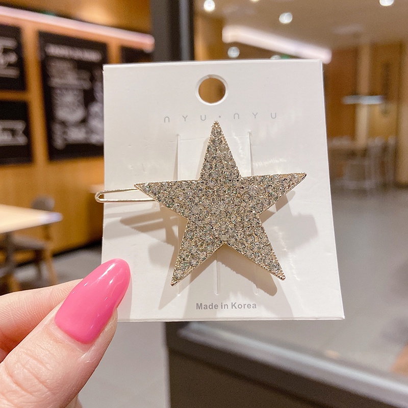 Kẹp TóC HìNh Nơ ĐíNh Kim Cương Giả ThờI Trang Cho Nữ