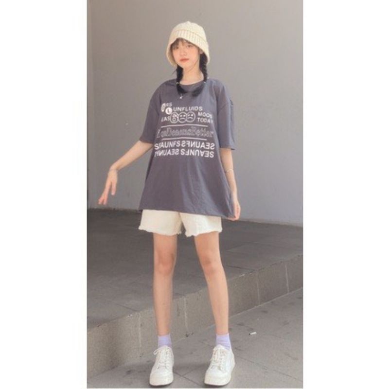 [Rẻ Vô Địch] Áo thun cotton tay lỡ unisex -  - ÁO ORS IN MẶT BUỒN  - - mẫu hot 2022
