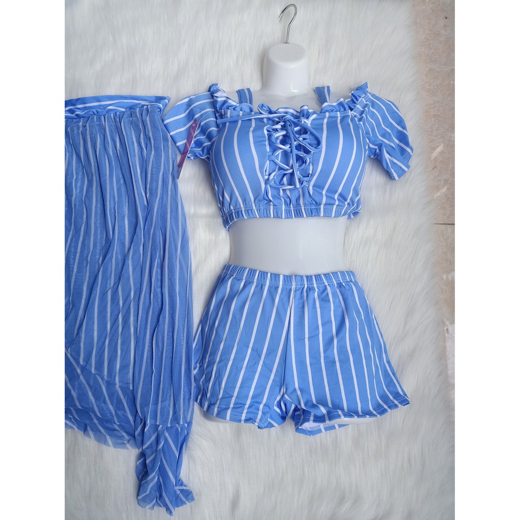 Bộ đồ bơi bikini Bộ bơi 3 món kèm quây đẹp | BigBuy360 - bigbuy360.vn