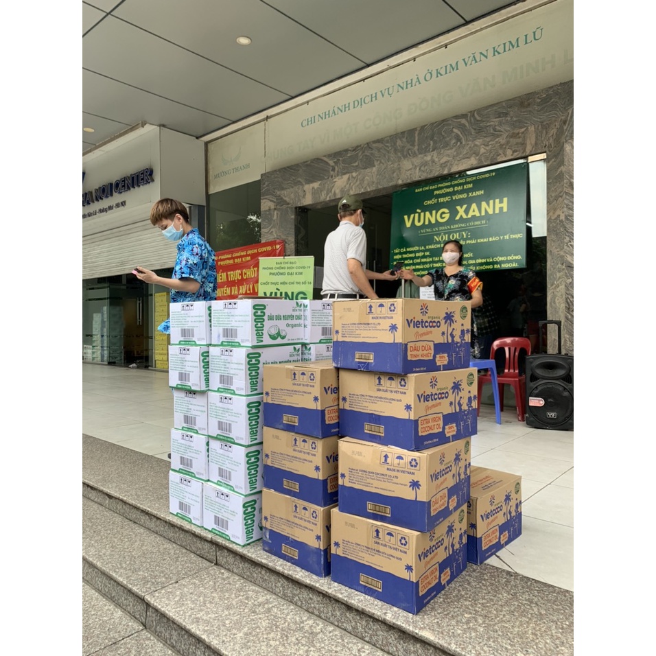 Dầu Dừa Tinh Khiết : Organic 1lit vietcoco