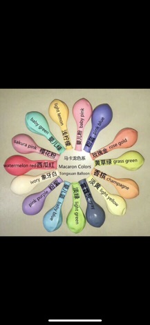 Set 50 bóng màu paster (mix màu theo yêu cầu)