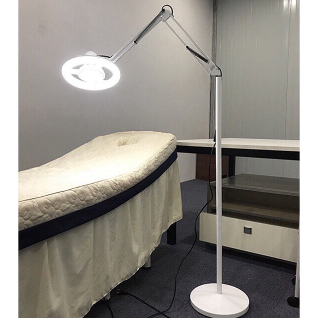 Đèn Spa Nail Phun Xăm Thẩm Mỹ Cao Cấp Đèn Trục Khuỷu, Đèn Moon- Trắng
