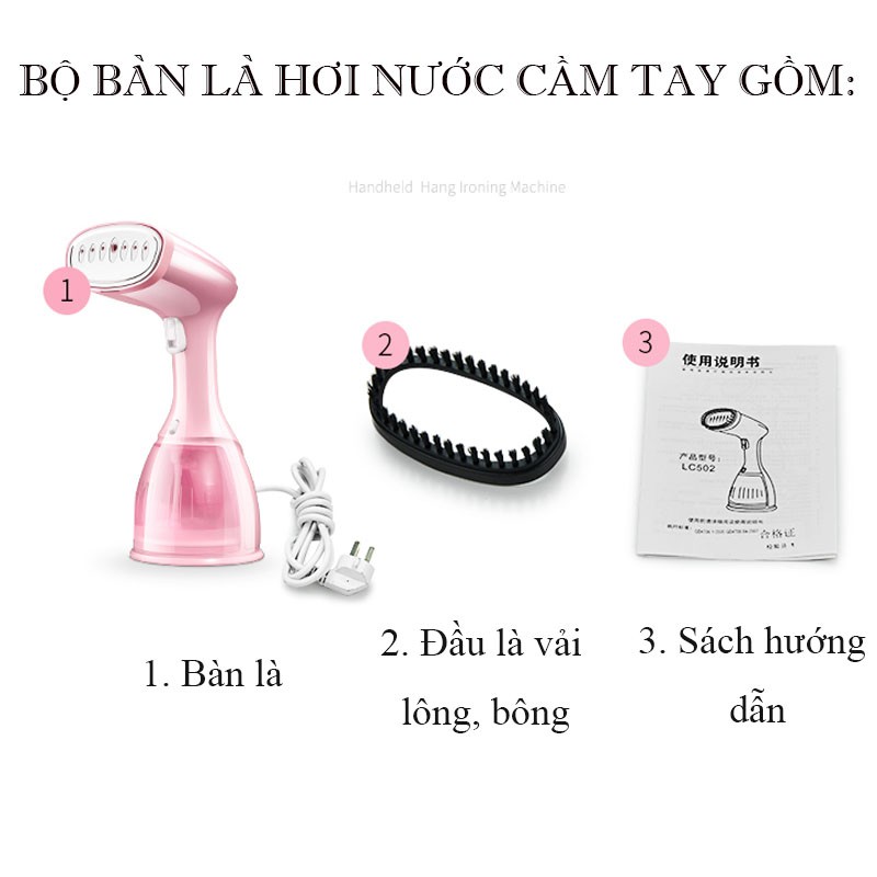 BÀN LÀ HƠI NƯỚC CẦM TAY CAO CẤP CHANGHONG - BÀN ỦI HƠI NƯỚC CẦM TAY VT268