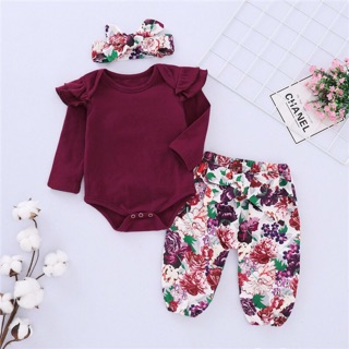 Set bé gái 3 chi tiết